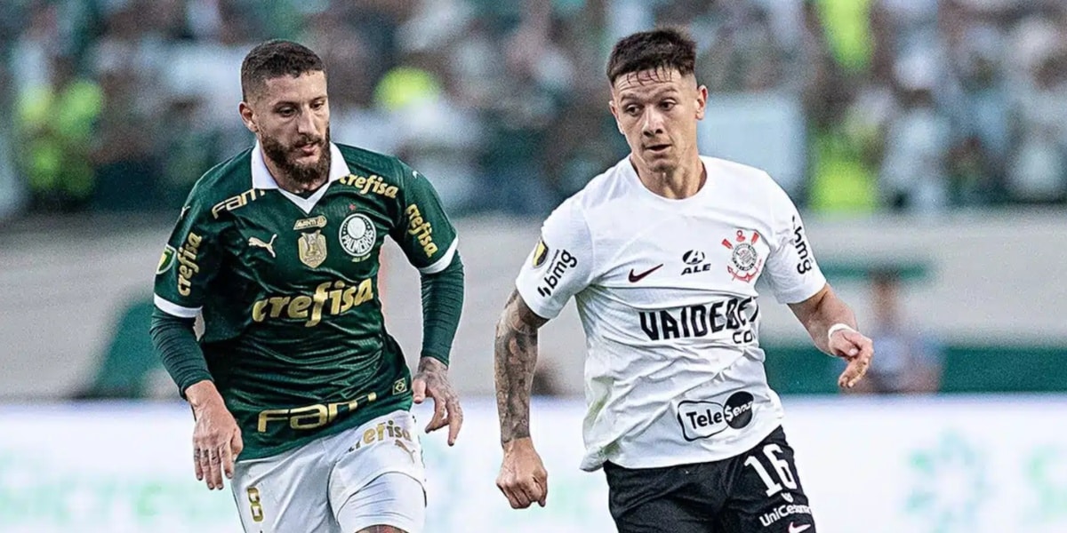 Palmeiras e Corinthians em jogo pelo campeonato Paulista (Foto Reprodução: Ronaldo Barreto/Ag.Paulistão)