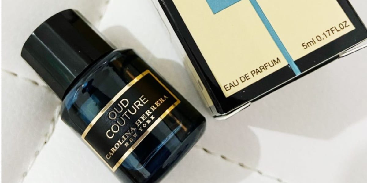 Oud Couture de Carolina Herrera, fragrância que exala autoconfiança e autoestima (Imagem Reprodução portal Enjoei)