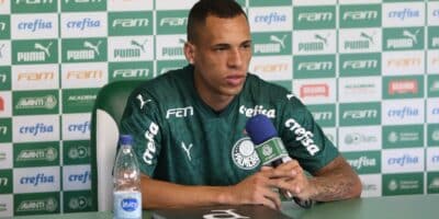 Breno Lopes, jogador do Palmeiras (Foto Reprodução Divulgação Palmeiras)