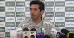 Abel Ferreira em coletiva pós-jogo sobre volta de Endrick (Foto: Reprodução/ TV Palmeiras/ YouTube)