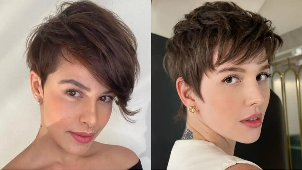 Atenção aos cortes de cabelo femininos curtos que são tendência em 2024 (Fotos: Reprodução/ Internet/ Montagem)