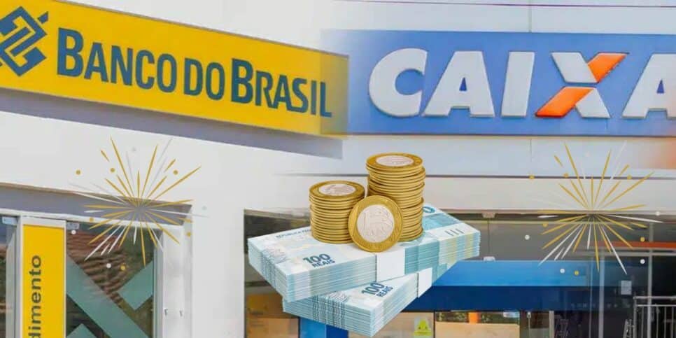 Fachada do Banco do Brasil e Caixa (Foto: Reprodução / Pronatec)