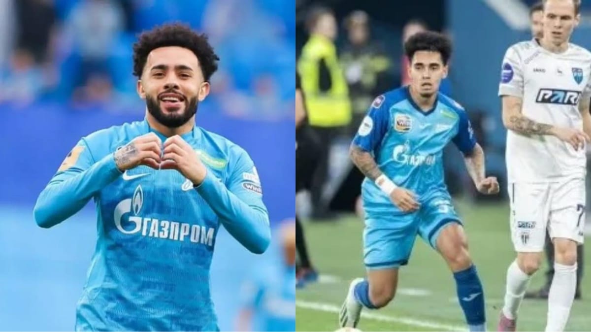 Claudinho e Du Queiroz, do Zenit - alvos do Corinthians (Fotos: Reprodução/ Divulgação/ Montagem)