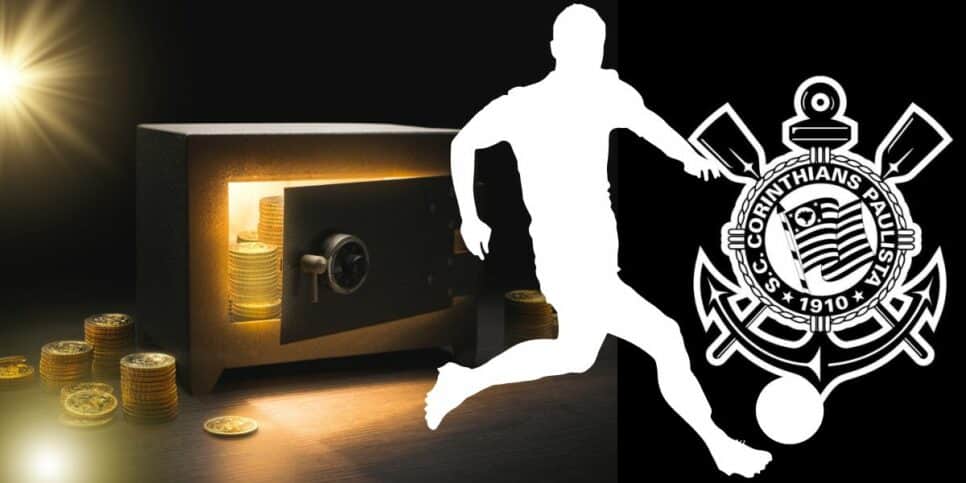 Cofre, jogador do Corinthians (Foto: Reprodução / Timão / Canva)