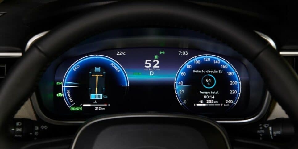 Interior de um dos carros mais vantajosos