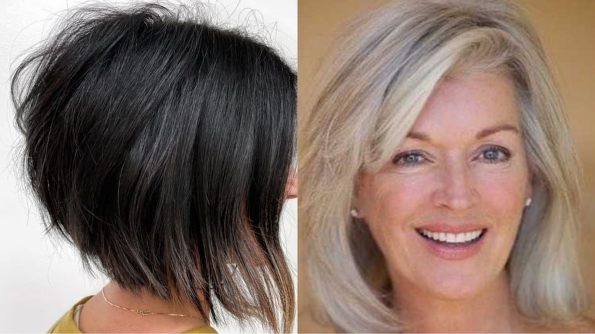 5 cortes de cabelo femininos para ficar mais jovial e afinar rosto (Fotos: Reprodução/ FreePik/ Montagem)