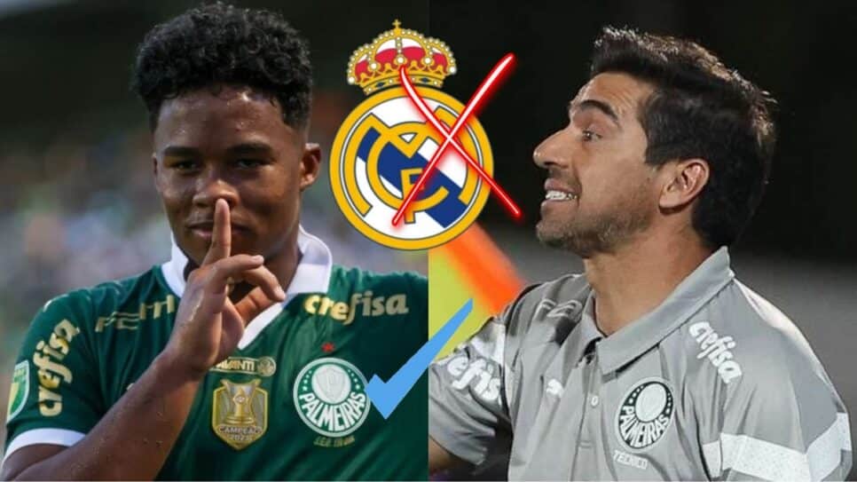 Com Abel desesperado, Palmeiras arma estratégia para segurar Endrick e mantê-lo fora do Real Madrid; entenda o caso (Fotos: Reprodução/ Cesar Greco/ SEP/ Divulgação/ Montagem)