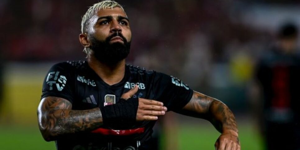 O jogador de futebol pode fechar contrato com o Palmeiras para 2025 (Foto: Marcelo Cortes/ Flamengo)