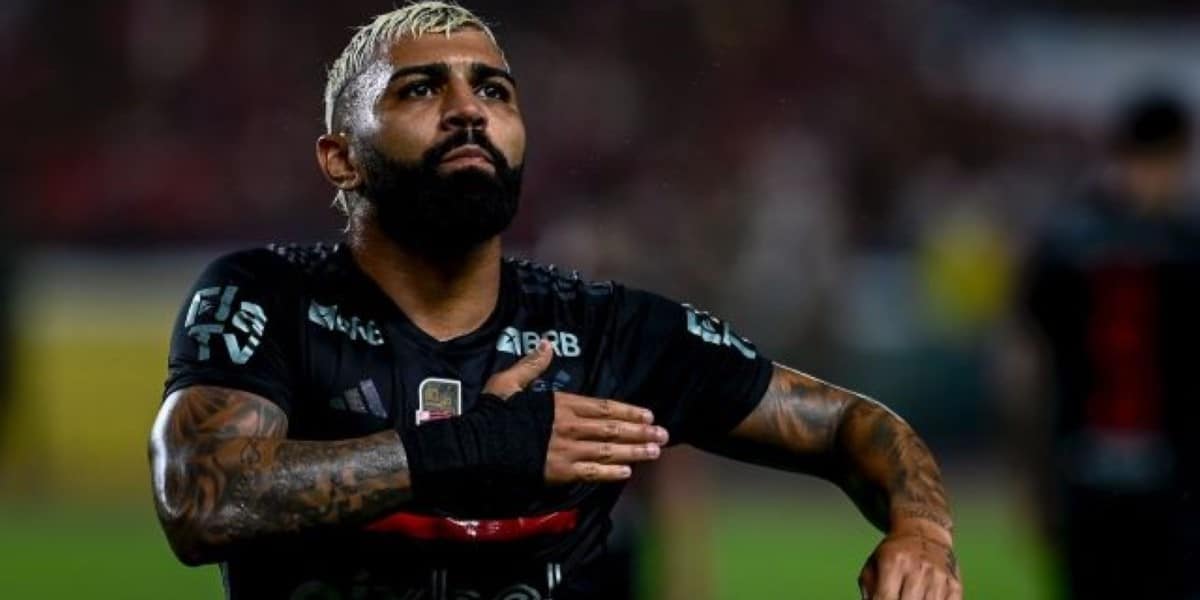 Gabigol em campo pelo Flamengo (Foto: Marcelo Cortes/ Flamengo)