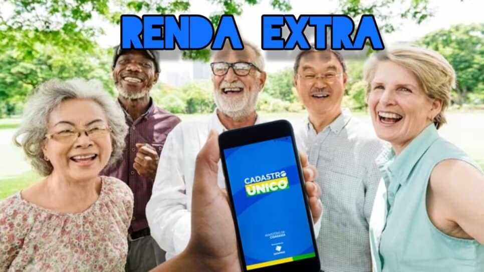 Idosos podem ter renda extra com o CadÚnico; saiba os direitos através do cadastro (Foto: Reprodução/ FreePik/ Montagem)