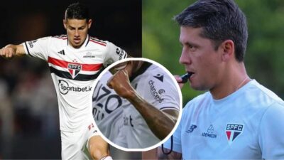 Imagem do post NOVELA de James Rodríguez tem BASTA dado no São Paulo e diretoria quer MAIS UM atacante para GARANTI-LO