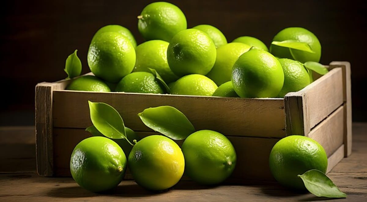 Cesta de limão, a fruta cítrica é eficaz no combate de muitas doenças (Foto: Reprodução/ FreePik)