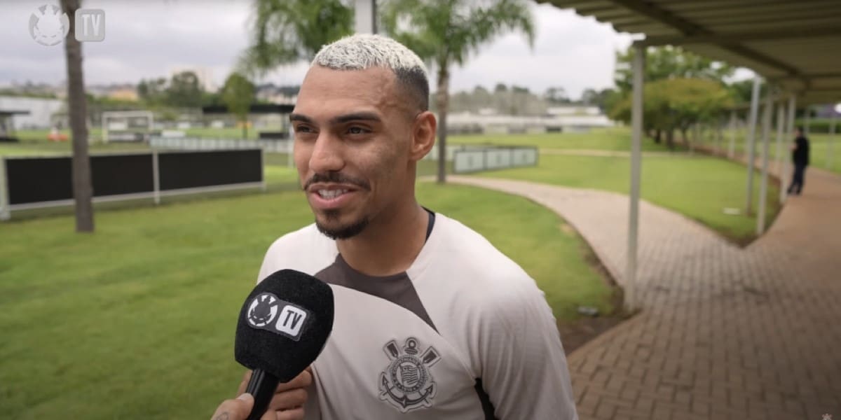 Jogos Matheuzinho no Corinthians (Foto: Reprodução/Corinthians TV)