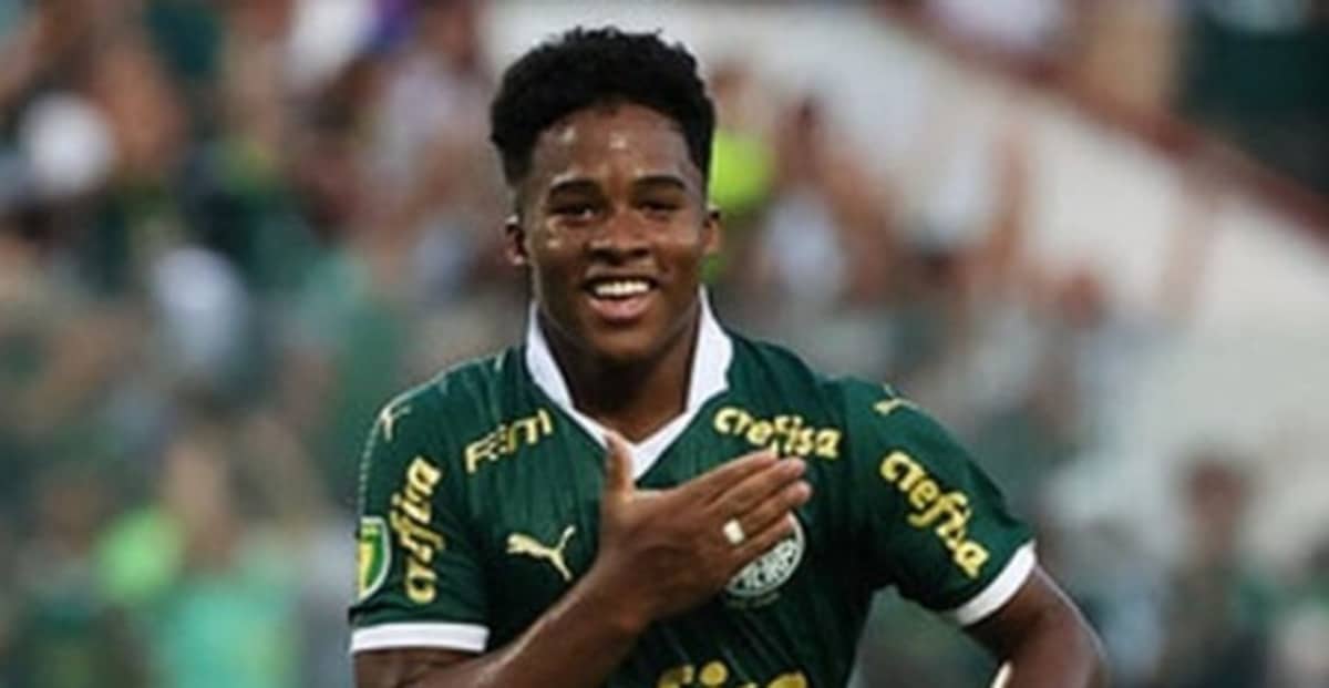 Palmeiras quer segurar Endrick até dezembro de 2024 no plantel de Abel Ferreira e encaminha oferta ao Real Madrid (Foto: Reprodução/ Ronaldo Barreto/ Ag Paulistão)