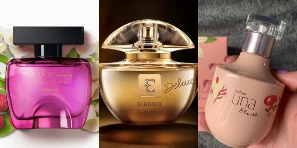 Conheça os perfumes femininos que te farão exalar elegância (Foto: Reprodução/Montagem HoraDoBenefício)