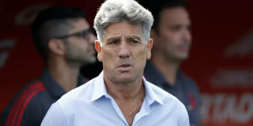 Renato Gaúcho não se segura e acaba com presidente de futebol do Inter após vitória do Grêmio (Foto: REUTERS)