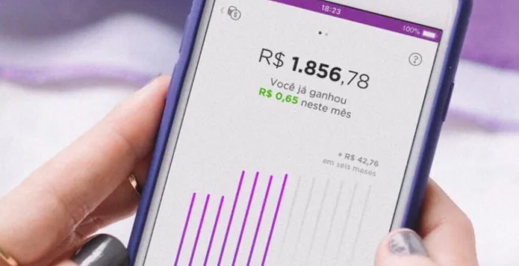 Investimentos na caixinha do Nubank rende grana extra e porcentagem chama atenção (Foto: Reprodução/ Internet)