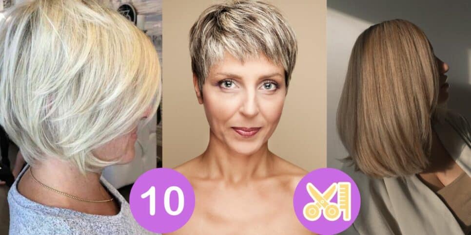 10 cortes de cabelo curto para mulheres de 60+ (Foto: Reprodução / Canva)