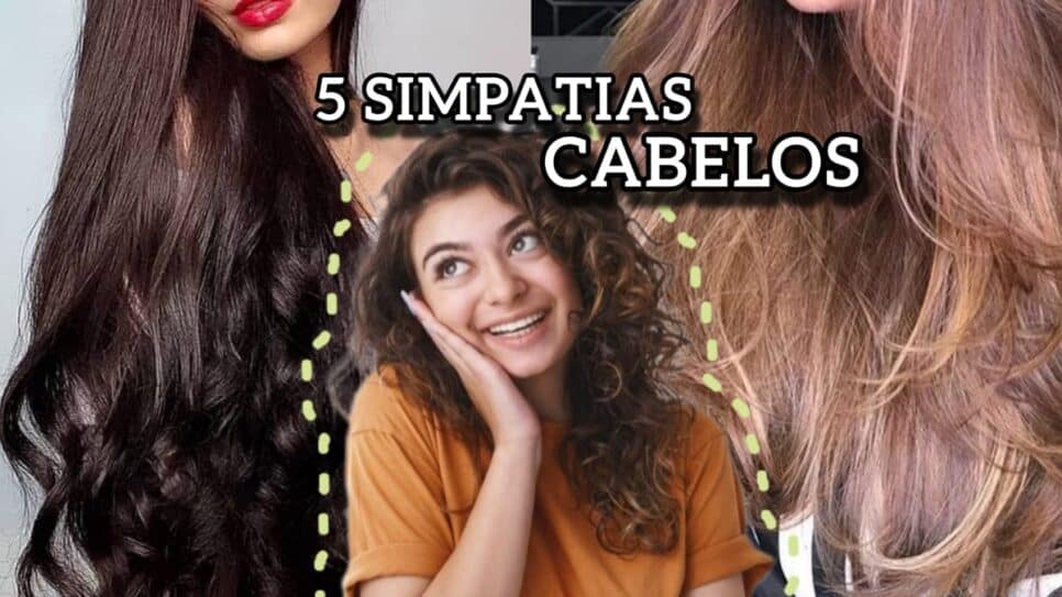 5 simpatias para cabelos ficarem longos e ter crescimento saudável (Fotos: Reprodução/ Internet/ Montagem)