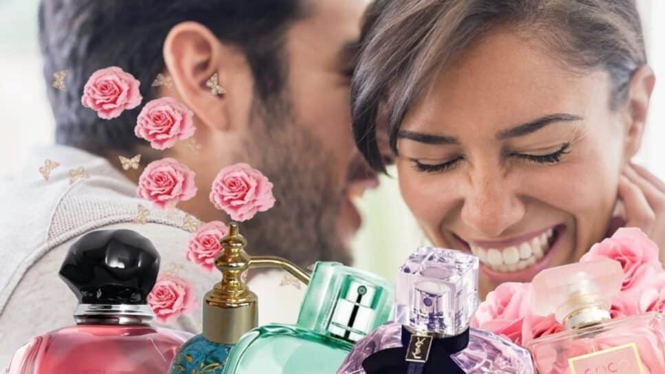 Lista aponta os 7 perfumes femininos que atrai elogios dos homens quando usados (Fotos: Reprodução/ FreePik/ Montagem)