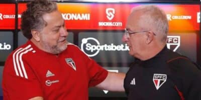 Júlio Casares e Dorival Júnior (Imagem Reprodução SãoPaulo.net)