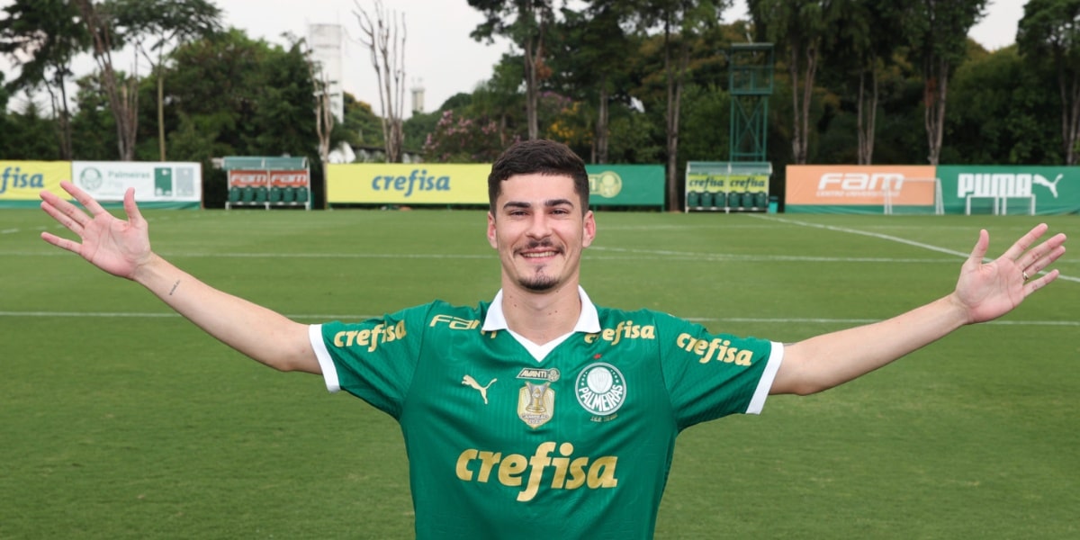 Romulo, jogador contratado com reforço do Palmeiras (Imagem Reprodução Divulgação)