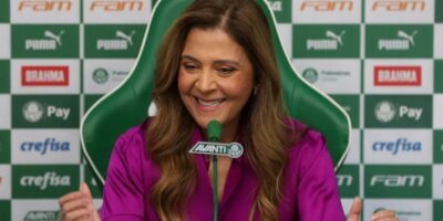 Leila Pereira, Presidente do Palmeiras, está prestes a fechar com grande reforço (Imagem Reprodução César Greco/Palmeiras)