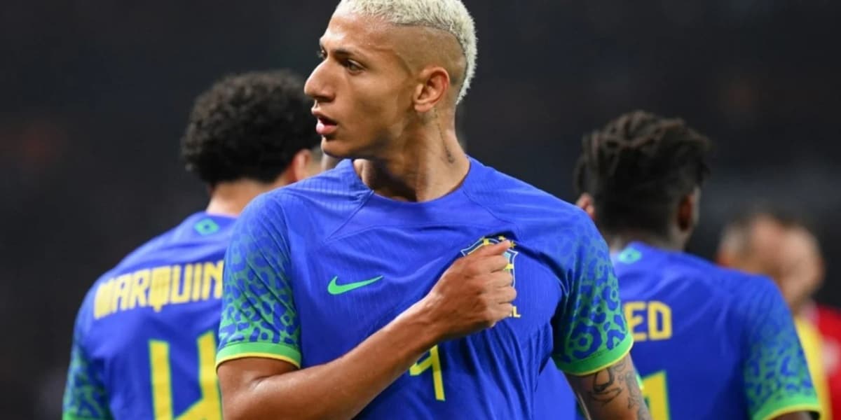 Richarlison, jogador da seleção brasileira (Imagem Reprodução Anne-Christine/ POUJOULAT / AFP)