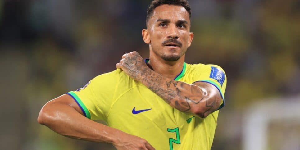 Danilo, capitão da seleção brasileira (Imagem Reprodução Getty Images)