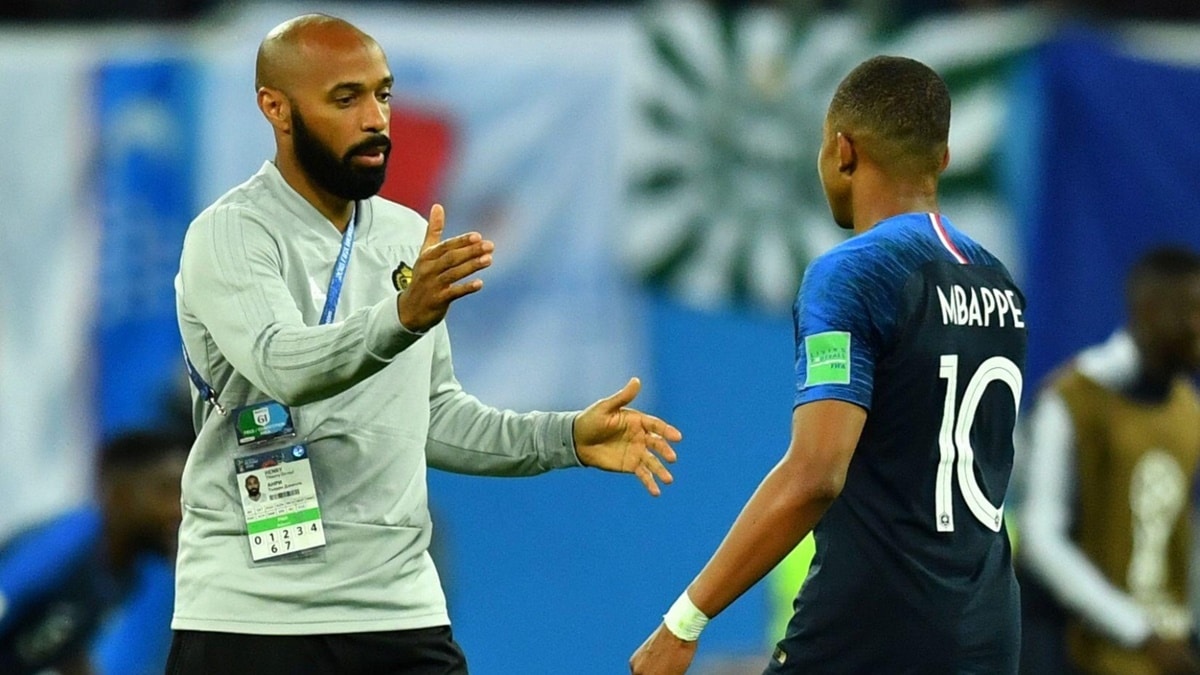 Thierry Henry, técnico da seleção olímpica francesa abre o jogo sobre Mbappé e Real Madrid (Foto: Reprodução/ GettyImages)