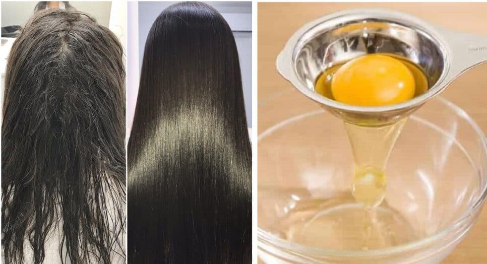 Clara de ovo no cabelo frizz (Foto: Reprodução/ Santa Unha - Facebook)