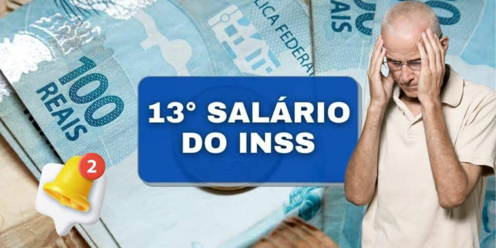Aposentado triste sem o 13° salário do INSS (Foto: Reprodução / Canva)