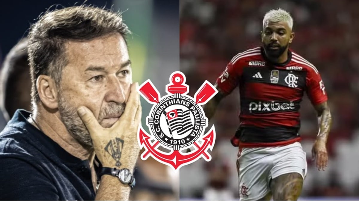 Cartola Augusto Melo retoma conversa com empresários de Gabigol (Fotos: Reprodução/ Dabilo Fernandes/ Meu Timão/ Gilvan de Souza/ CRF/ Montagem)