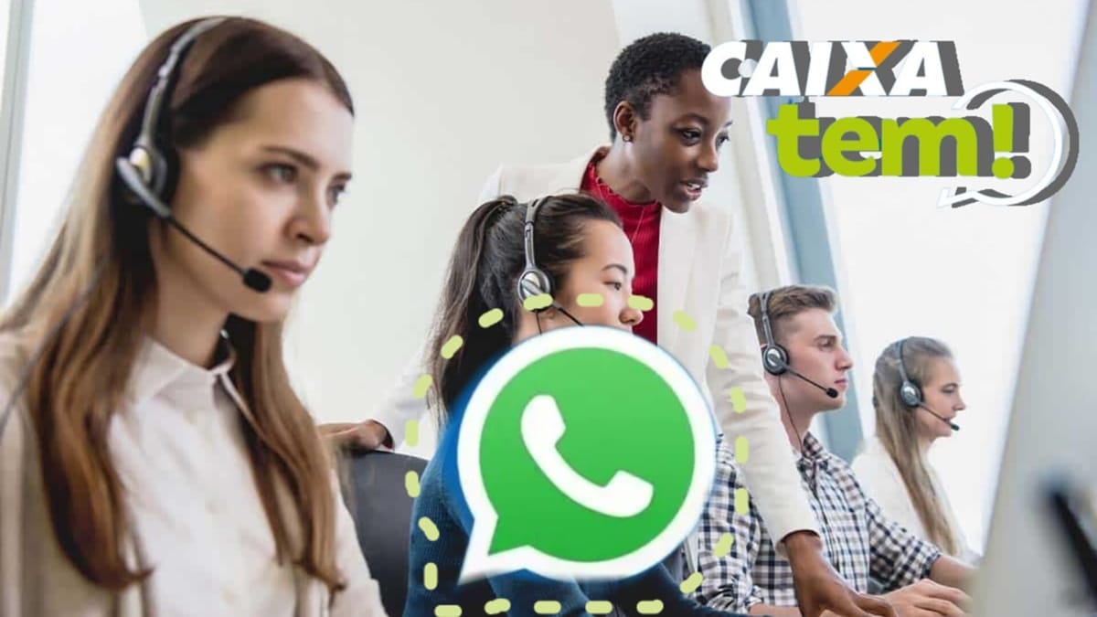 Caixa Tem dá acesso a resolução de problemas via WhatsApp e tem Ouvidoria própria (Fotos: Reprodução/ Internet/ FreePik/ Montagem)