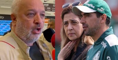 Imagem do post Grave: Diretor do São Paulo parte para cima de Abel e Leila no Palmeiras: “Português de mer**”