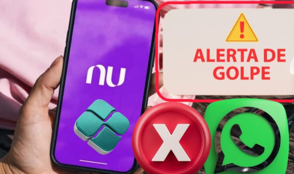 Nubank faz alerta de golpe via mensagem do WhatsApp oferecendo PIX (Fotos: Reprodução/ Internet/ Montagem)