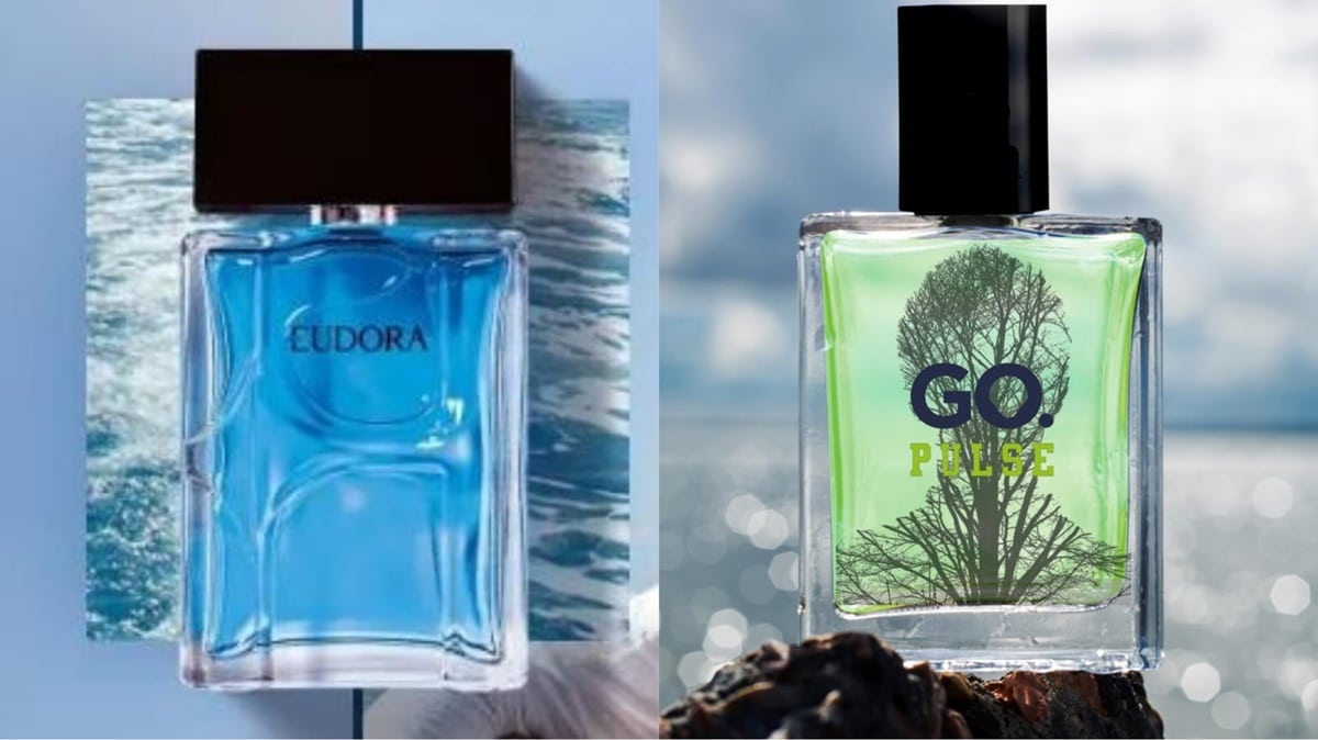 H Fresh, da Eudora/ Go Pulse, da Go Man - perfumes masculinos que sao ideias no calor (Foto: Reprodução/ Divulgação/ Internet/ Montagem)