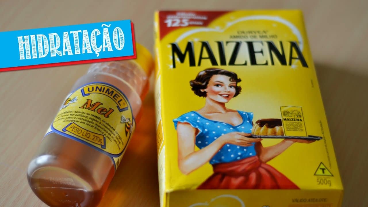 Hidratação com mel e maizena fará milagres nos seus fios (Foto: Reprodução/Youtube)