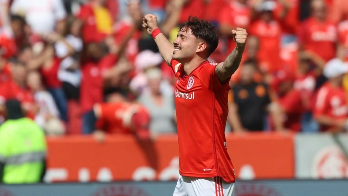 Maurício, meia do Internacional, é alvo do Palmeiras, Flamengo e Corinthians (Foto: Reprodução/ Inter)