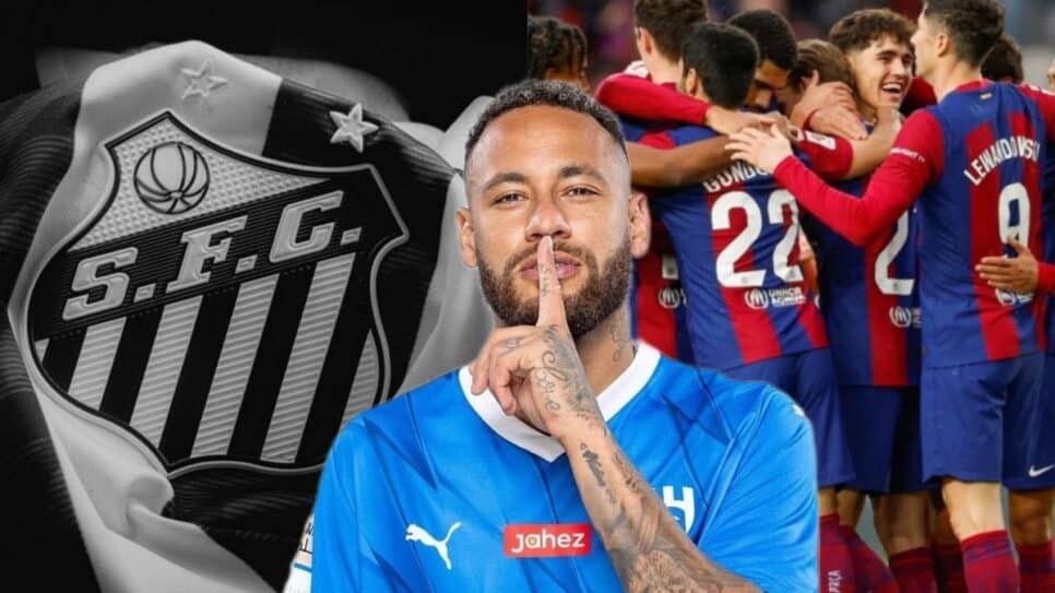 Neymar não deve voltar ao Santos tão cedo com chance de saída do Al-Hilal para volta ao Barcelona (Fotos: Reprodução/ GettyImages/ Divulgação/ Montagem)