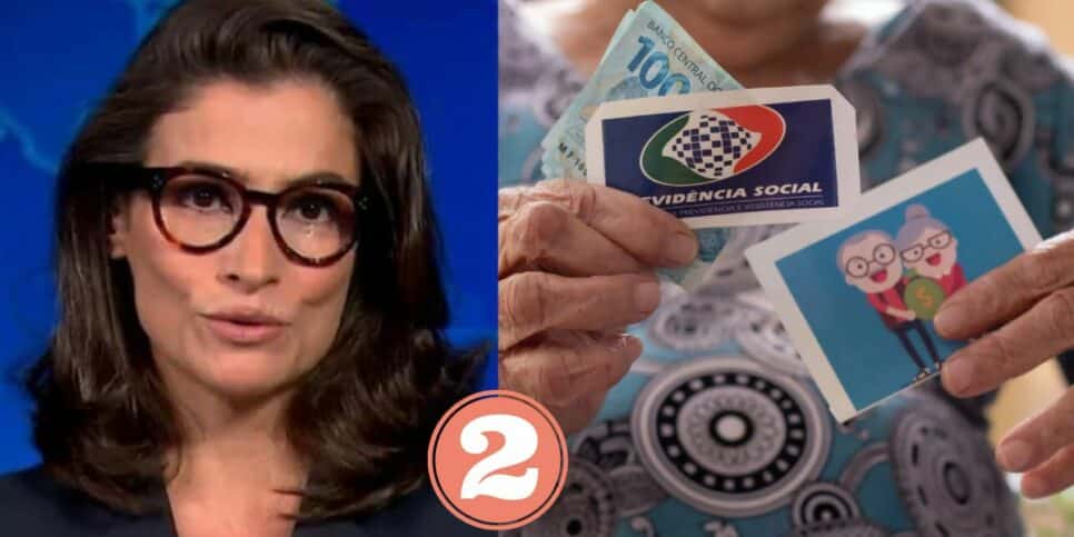 Renata Vasconcellos, âncora do Jornal Nacional e aposentada do INSS (Foto: Reprodução / Globo / Pronatec)