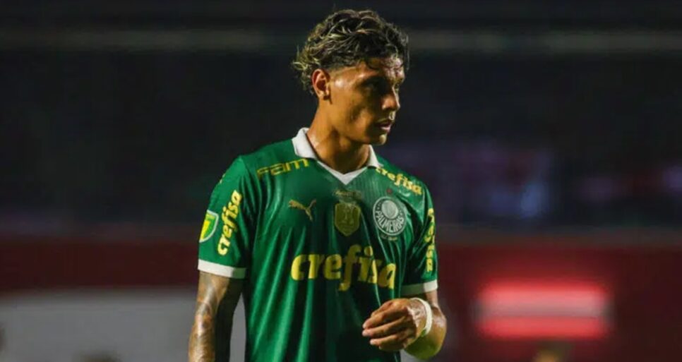 Richard Ríos tem contrato renovado no Palmeiras até 2026 após rumores de sondagens (Foto: Reprodução/ Imago/ Fotoarena)