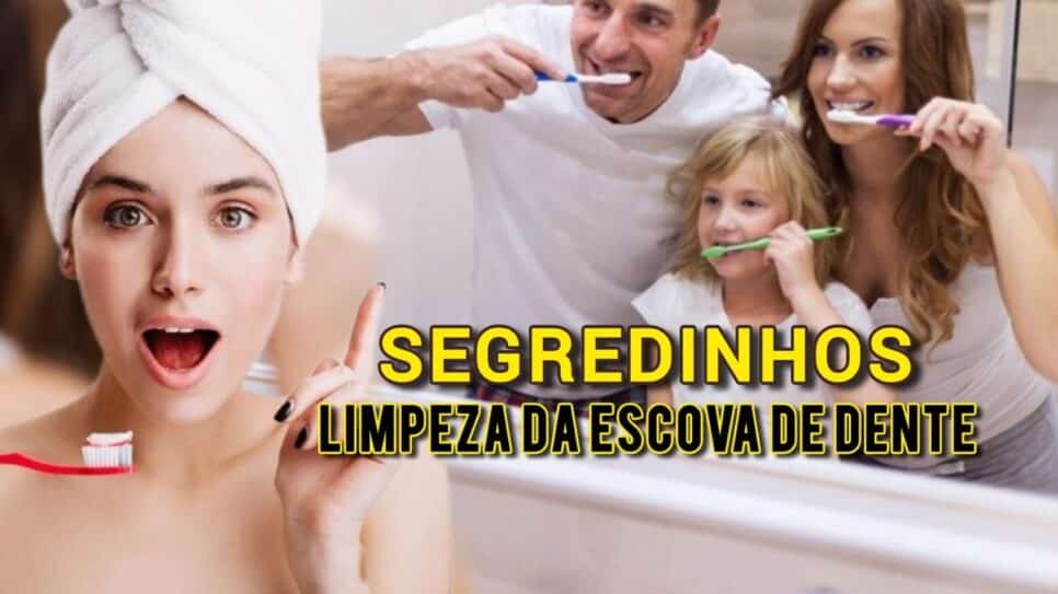 Segredinhos revelados de como limpar a escova de dente e garantir saúde bucal em 100% (Fotos: Reprodução/ FreePik/ Montagem)