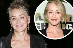 Sharon Stone ficou mais jovem com o corte pixie (Foto: Evga / Backgrid)