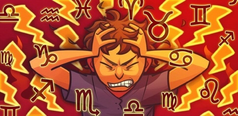 Signos que devem tomar cuidado (Imagem: Lumi Mae/Arte UOL) Março Desafios