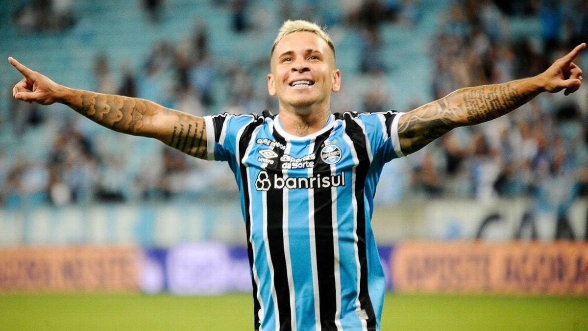 Soteldo marca gol ao Grêmio e acaba sendo especulado ao River Plate (Foto: Reprodução/ Donaldo Hadlich/ Codigo 19/ Gazeta Press)