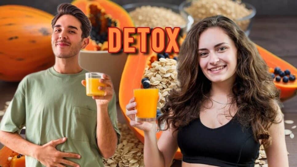 Suco Detox de 2 Ingredientes para secar barriga, diminuir inchaço e conquistar a cintura fina (Fotos: Reprodução/ FreePik/ Montagem Gustavo)