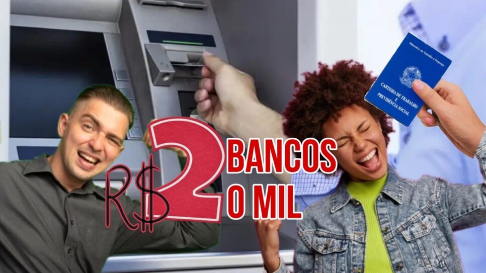 Trabalhadores com registro em carteira poderão receber grana alta de 2 bancos que se unem a depositar (Fotos: Reprodução/ Internet/ FreePik/ Montagem)