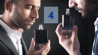 4 perfumes masculinos para enlouquecer elas (Fotos: Reprodução/ Freepik/ Montagem)
