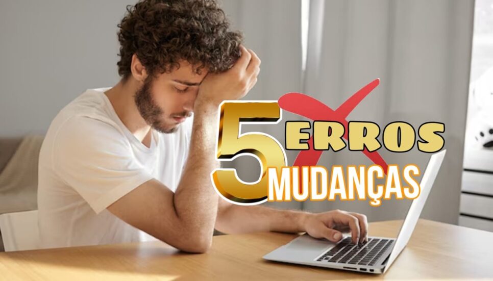 5 erros e 5 mudanças para alcançar o sucesso (Foto: Reprodução/ FreePik/ Montagem)